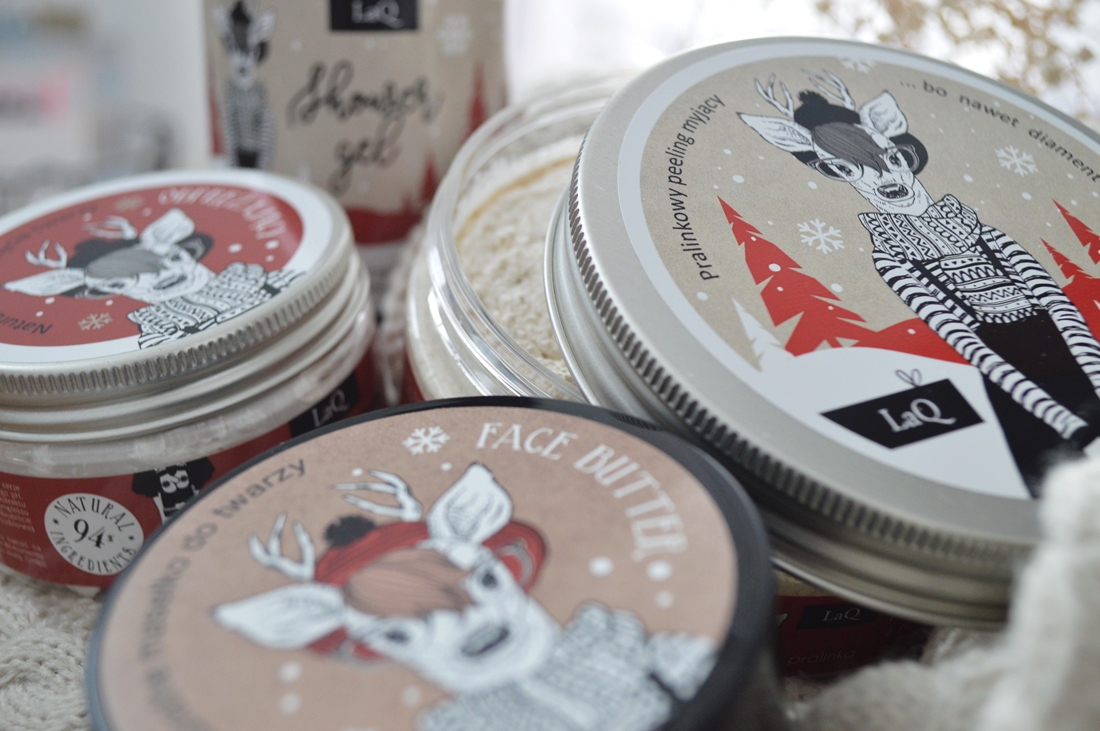 laq zestaw kosmetyków naturalnych na prezent